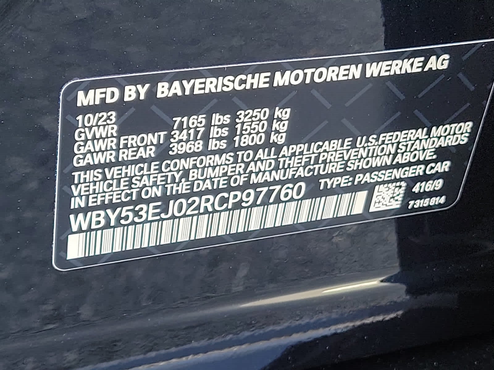 2024 BMW i7 xDrive60 Sedan xDrive60 Sedan